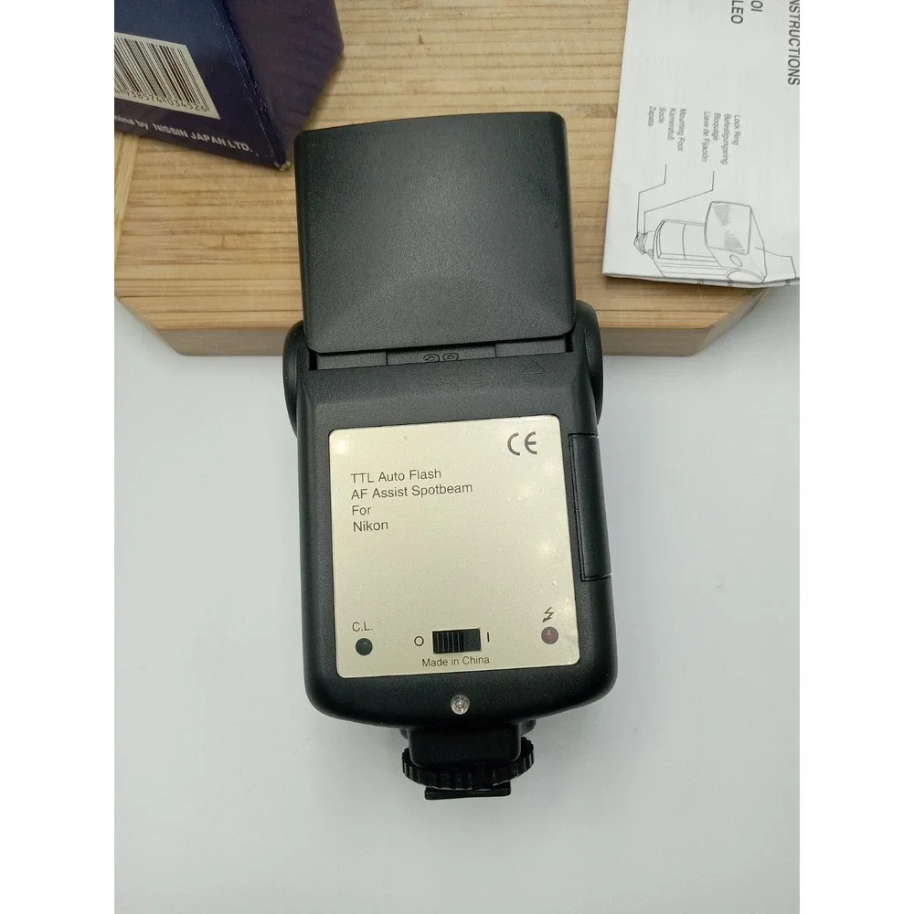 Nissin 34iaf Auto Flash for Nikon Or Canon EOS‎ Cameras Open Box
